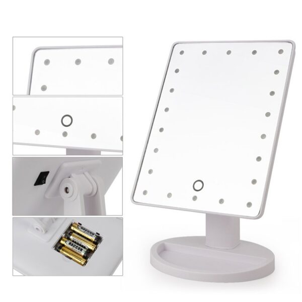 LED Mirrors Pink